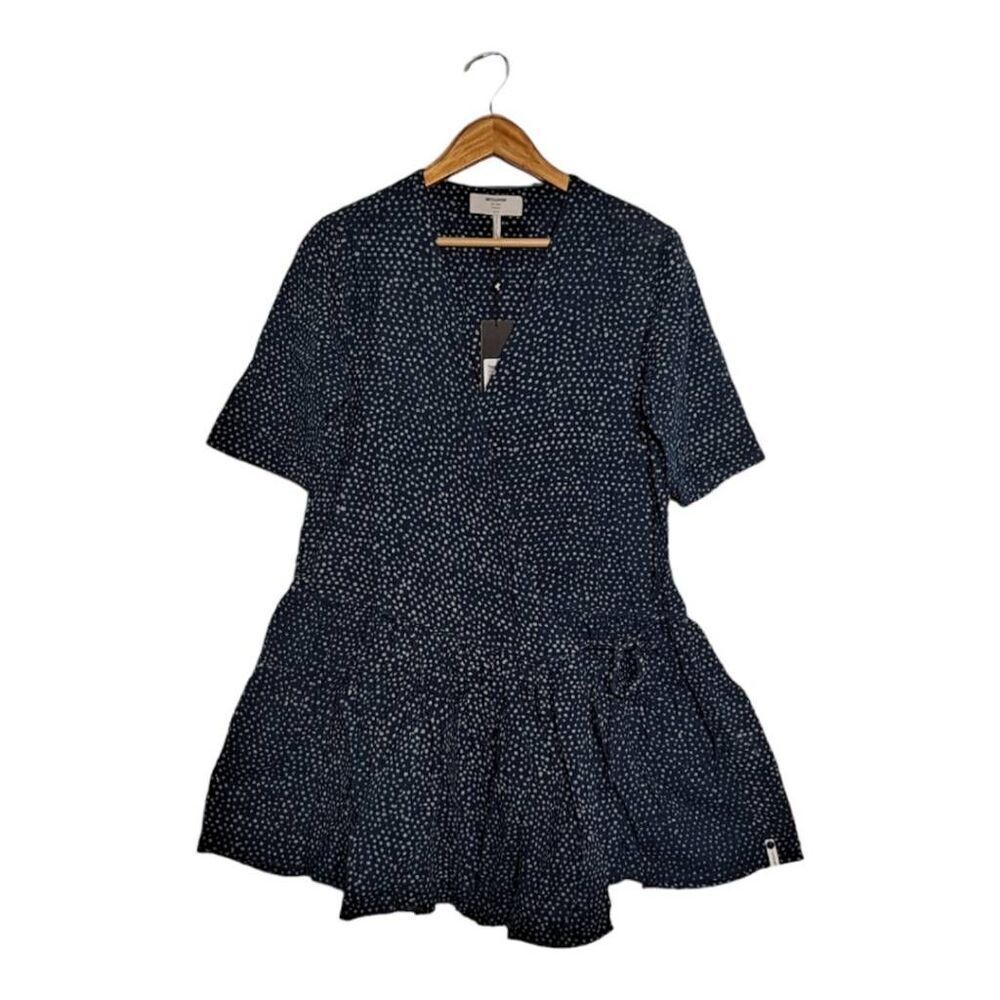 ONETEASPOON Starry Night Wrap Dress Navy OS